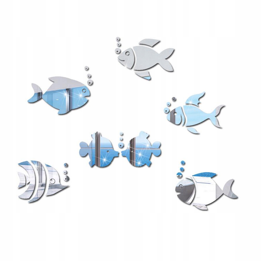 

Naklejki Ścianę Lustro Ryba Salon Łazienka 56x73cm