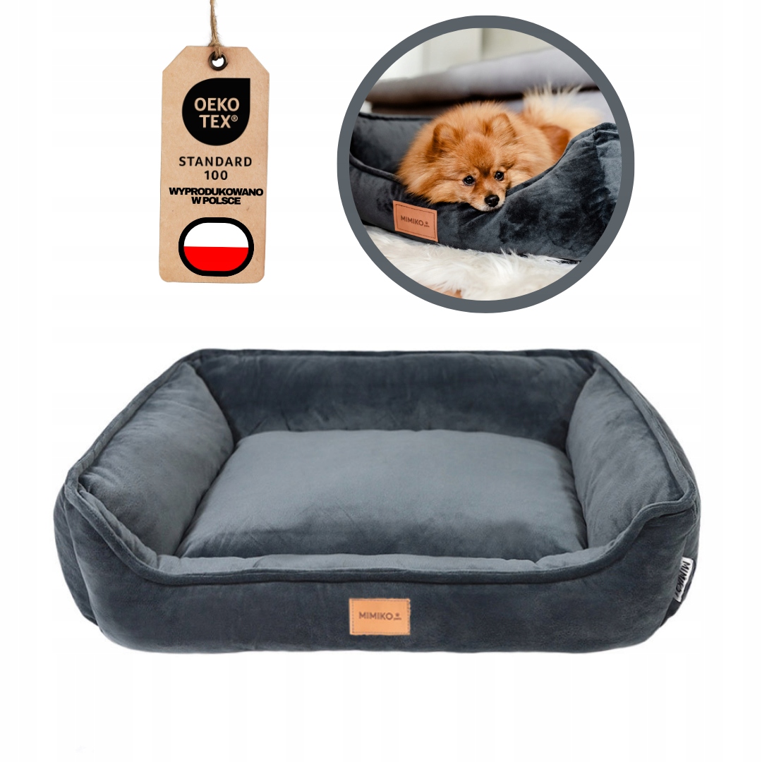 Levně Pelíšek Černé Vel 60 x 50 cm pro psa Mimiko.