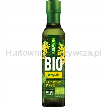 Kujawski Bio Řepkový olej Lisovaný Za Studena 250 ml