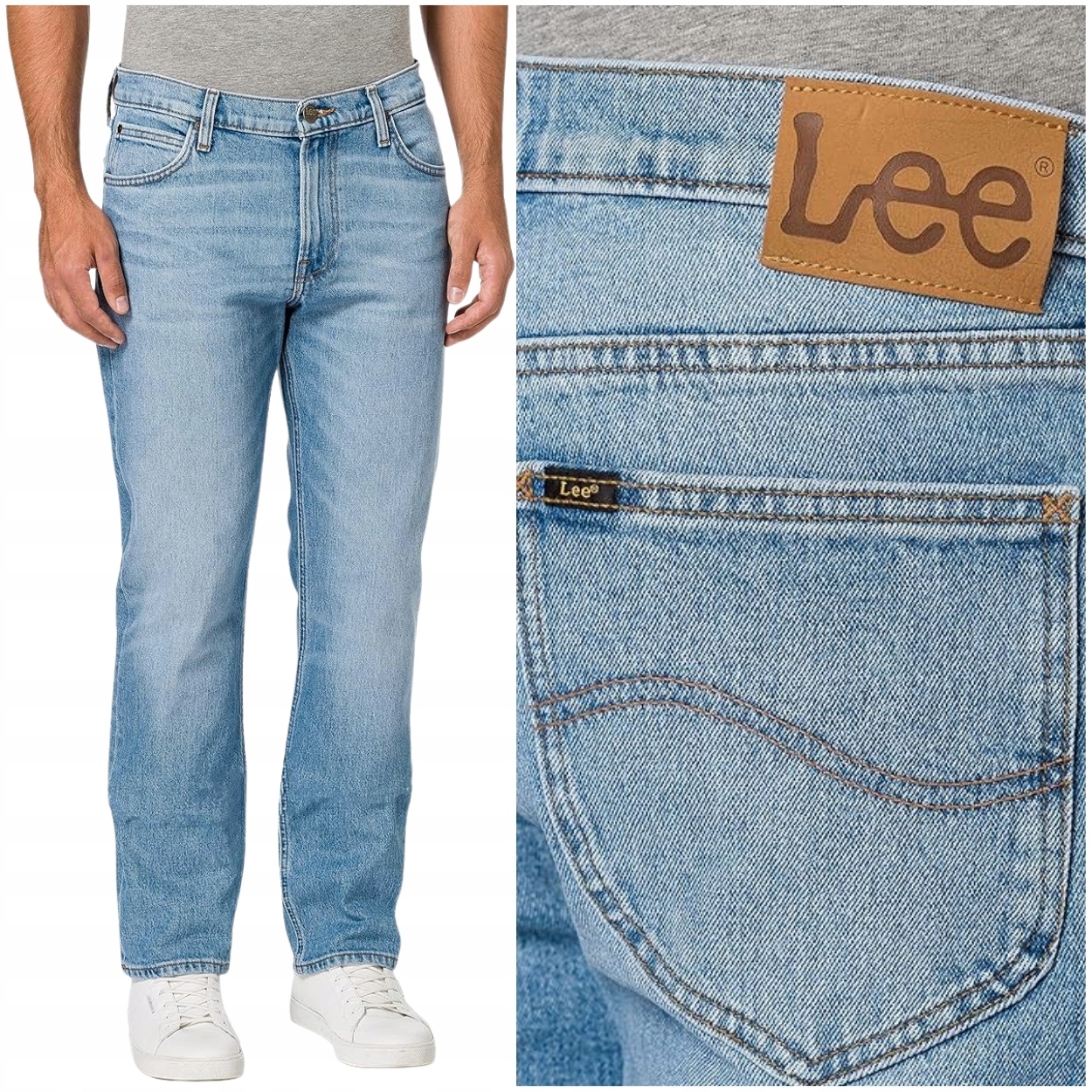 Lee West relaxed straight Worn In Camper jednoduché džínové kalhoty W32 L32