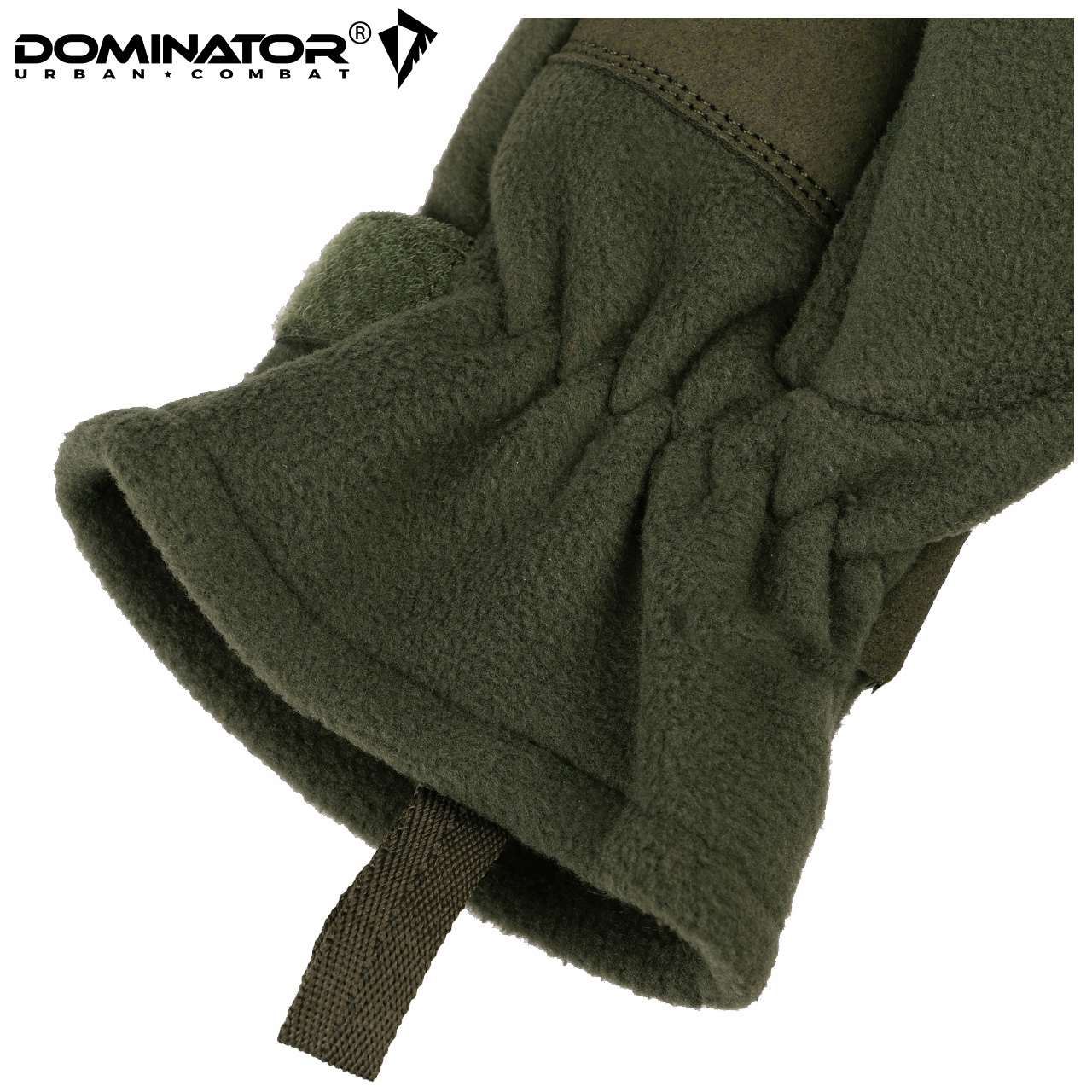 RĘKAWICE TAKTYCZNE ZIMOWE POLAR DOMINATOR OLIV XXL Kolor zielony