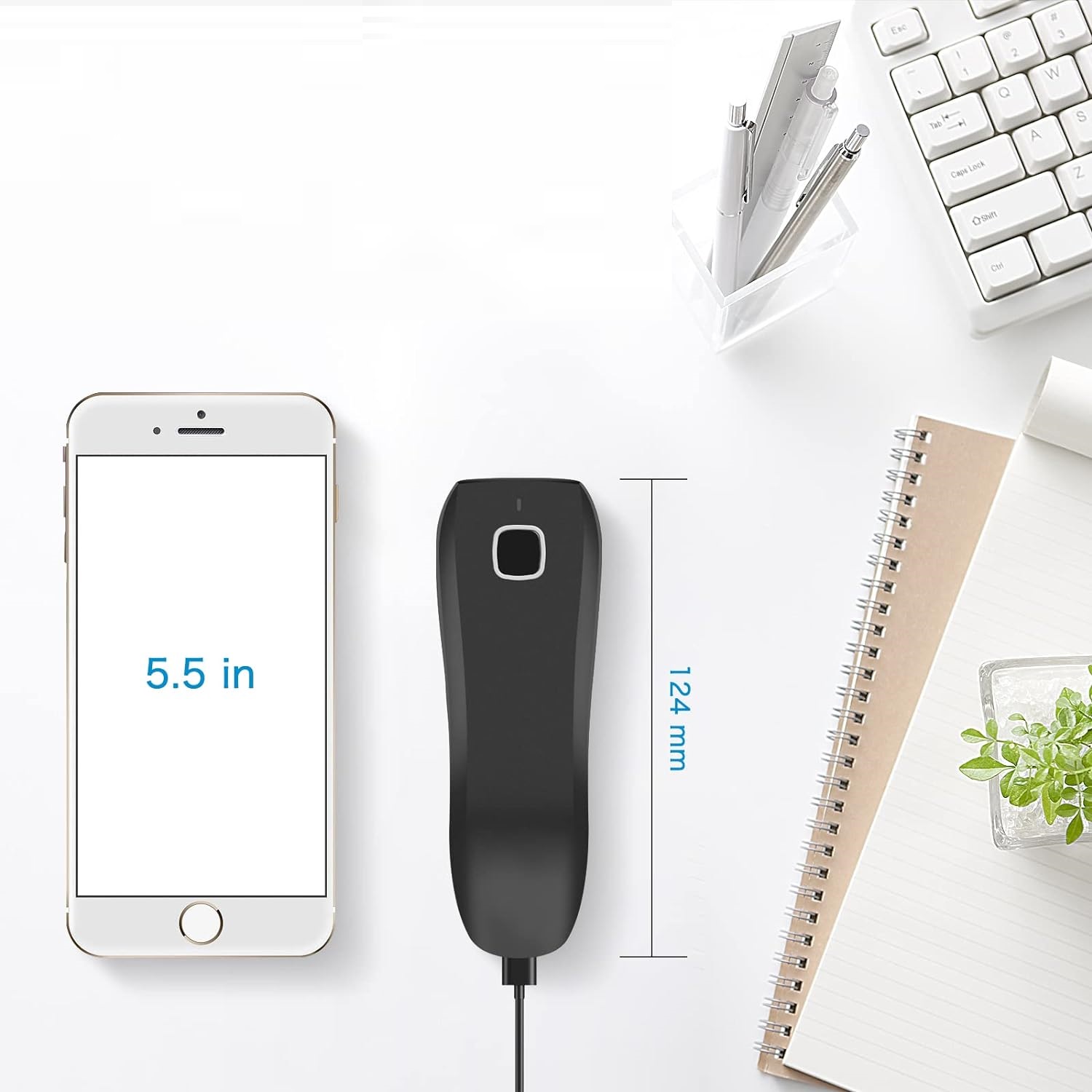 SKANER KODÓW KRESKOWYCH QR CZYTNIK NETUM MINISKANER 1D 2D USB Bluetooth Producent Netum