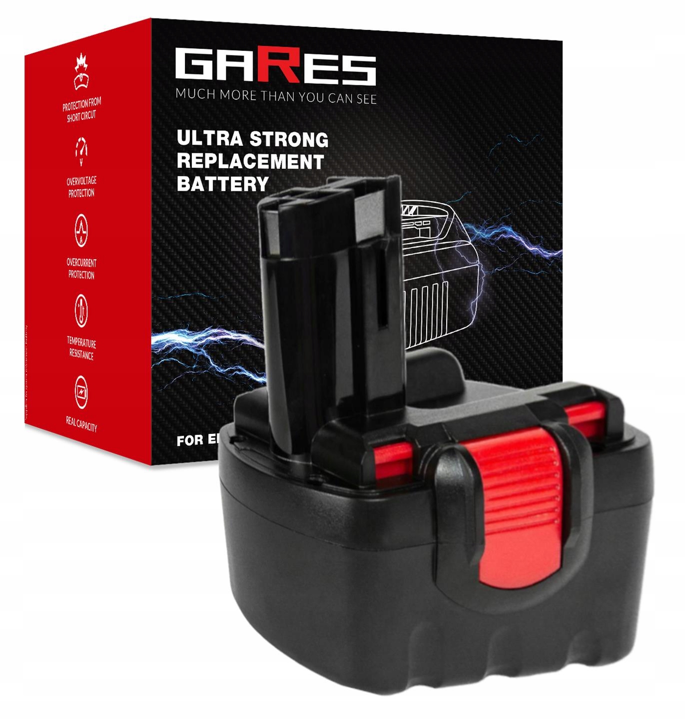 Baterie Akumulátor pro Bosch Gho 14.4V1.5 Ah 14,4 V