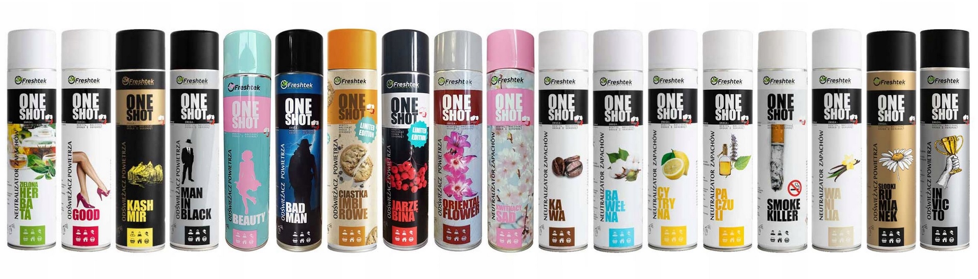 Freshtek ONE SHOT Beauty 600ml neutralizator Marka Freshtek