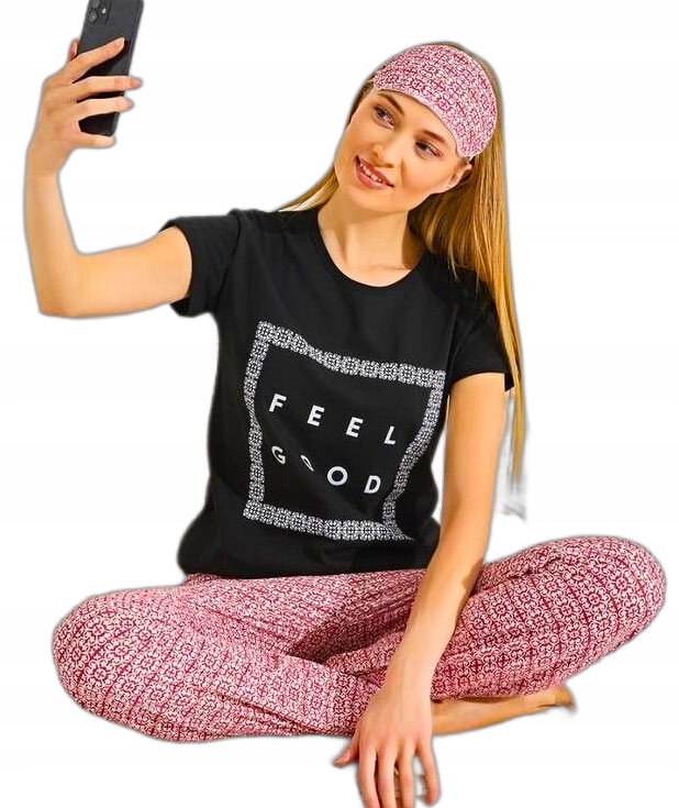 PIŻAMA DAMSKA BAWEŁNIANA DUŻO WZORÓW ROZM. XL