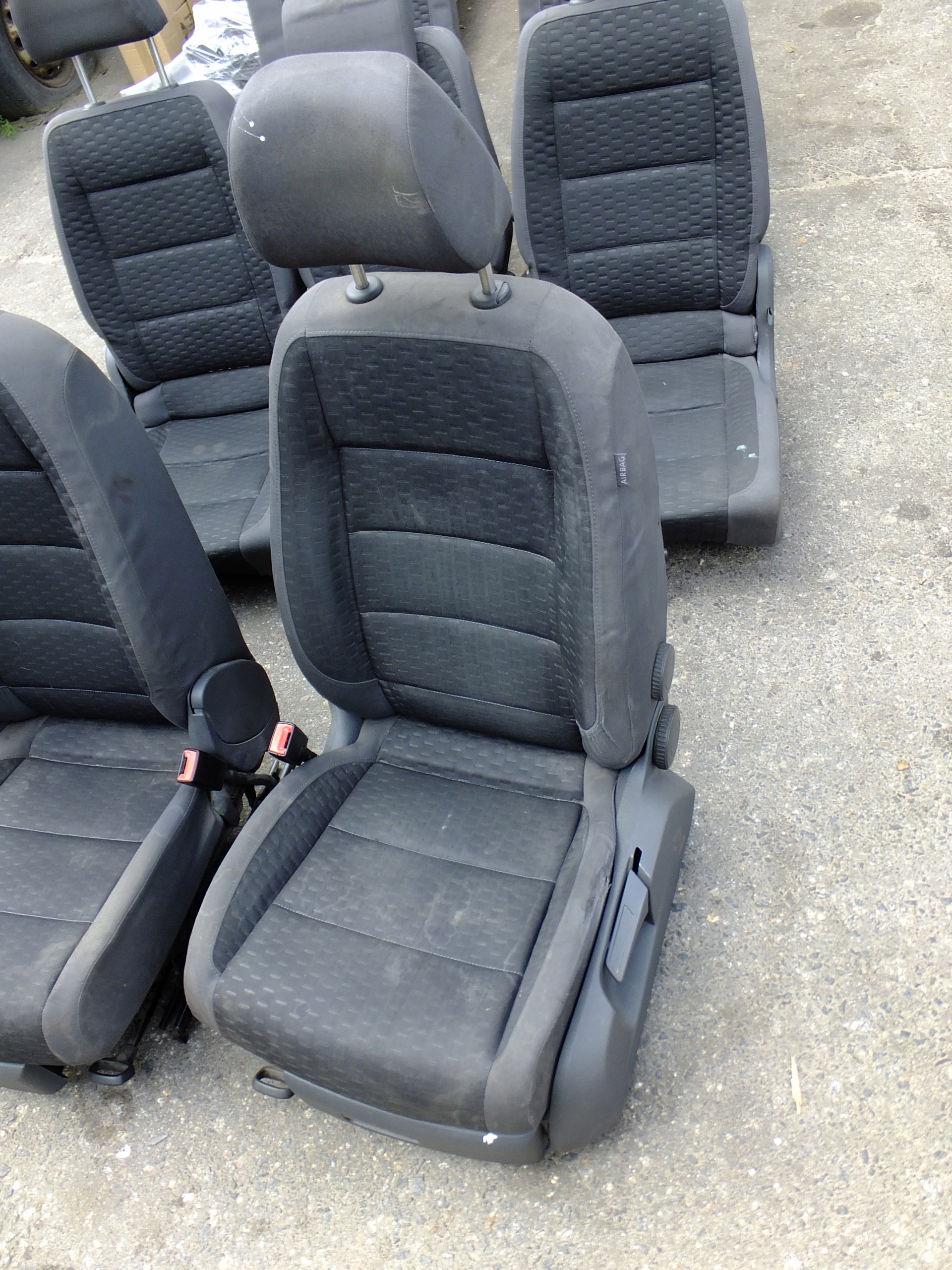 Siège Chauffeurs Sièges komplet 7 osob vw touran et 2008r