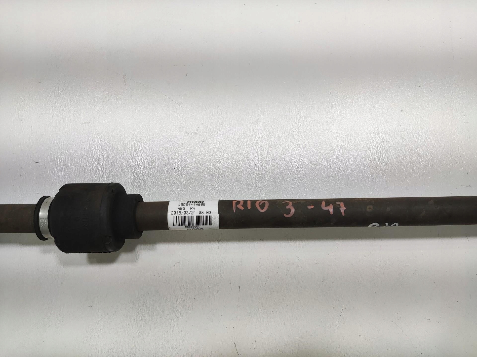 semi-axis right right front KIA RIO III LIFT 1.2 2014-2017 49501-1W000