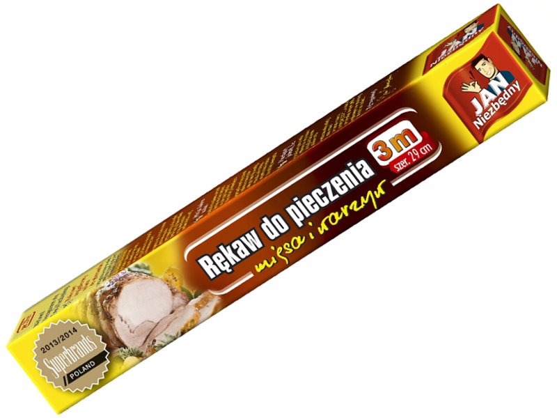JAN NIEZBĘDNY RĘKAW DO PIECZENIA 3 M X 29 CM