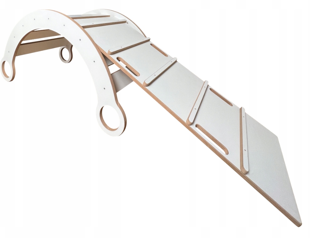 

Outlet Bujak drewniany 75 cm drabinka biały 2w1