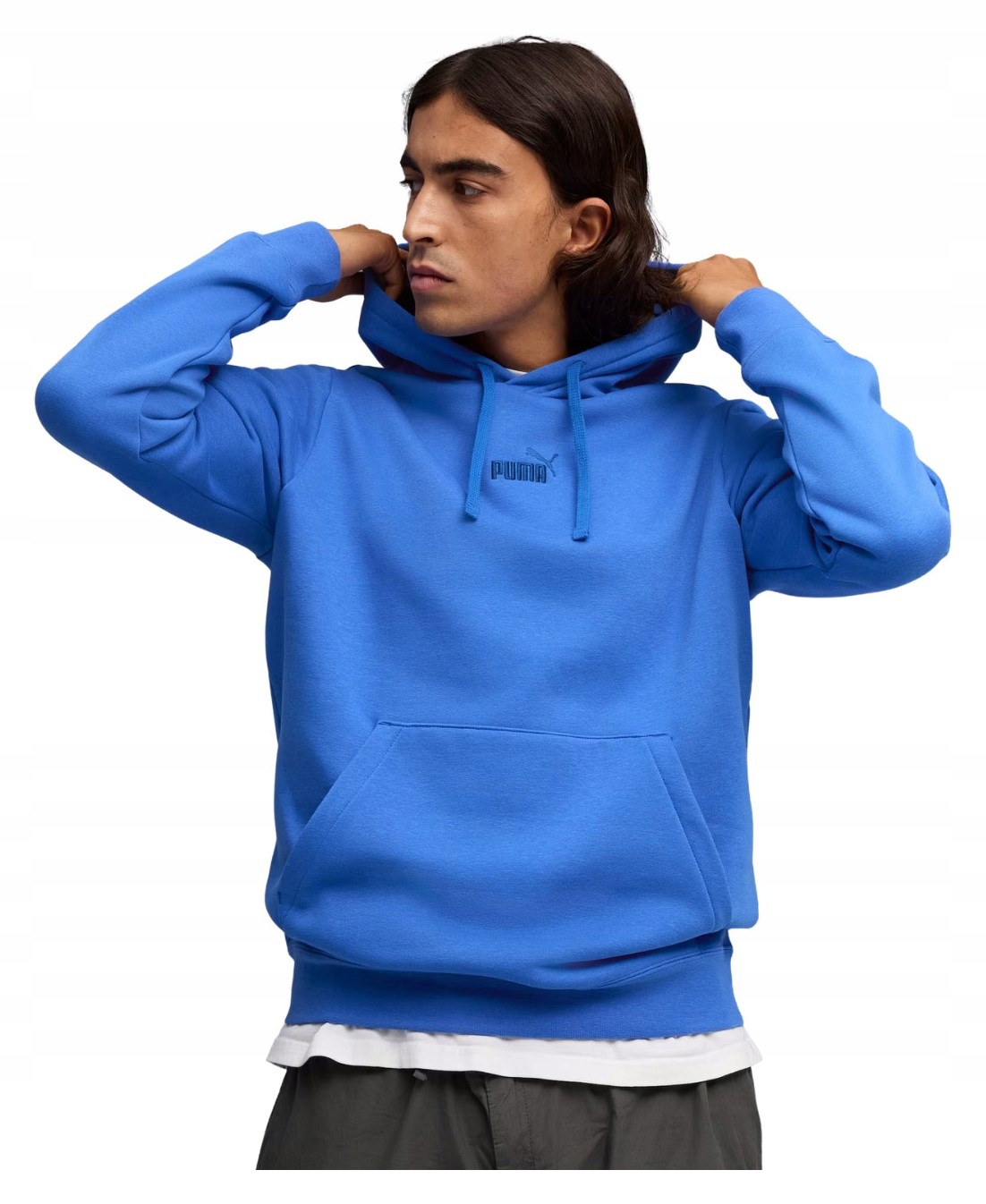 Mikina Puma Ess NO.1 Logo Centered Hoodie modrá 692914 13 vel. S