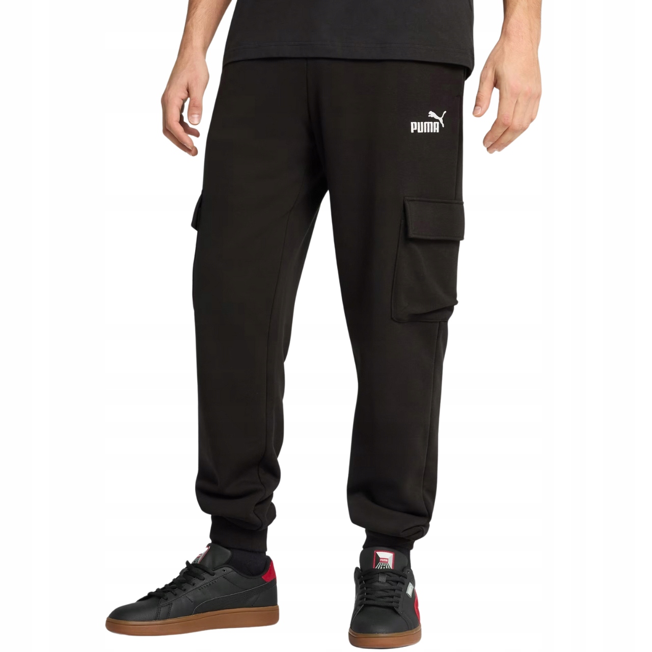 Pánské kalhoty Puma Ess No.1 Logo Cargo černé vel. S