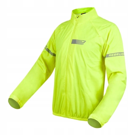 Kurtka przeciwdeszczowa REBELHORN OCEAN FLUO YELLOW żółty GRATISY Rozmiar 5XL
