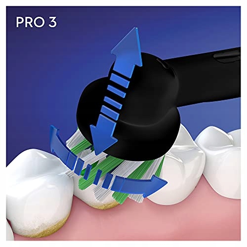 ORAL-B PRO 3 3000 SZCZOTECZKA ELEKTRYCZNA 3 TRYBY KONTROLA NACISKU CZARNA — miniatura 2