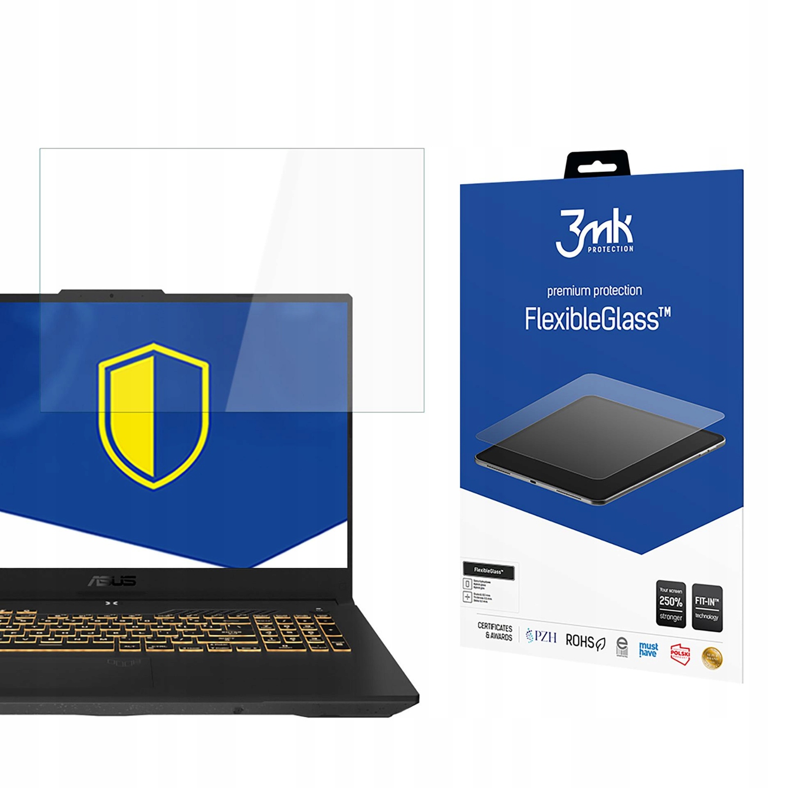 Sklo pro Asus Tuf Gaming F17 up to 19" 3mk FlexibleGlass