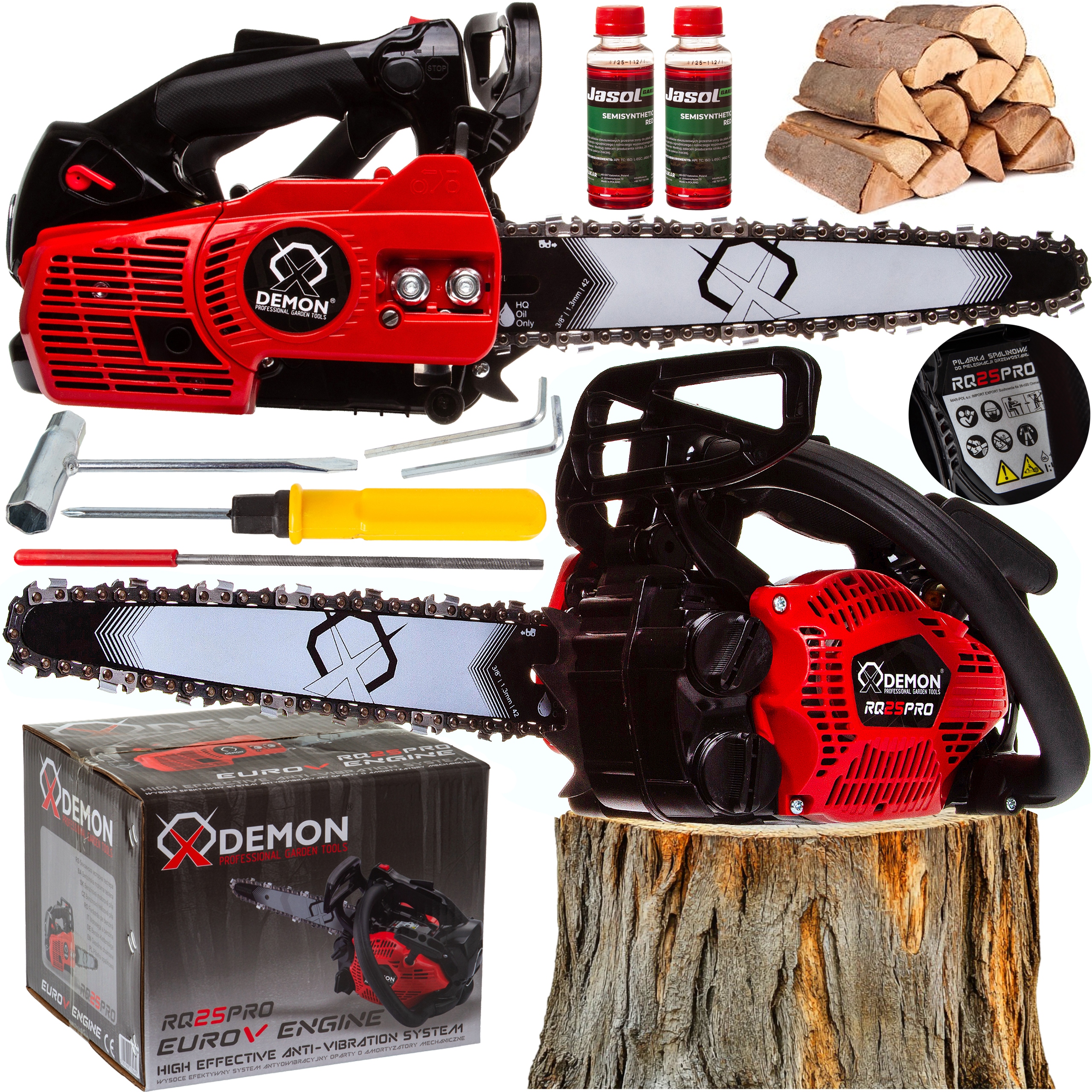 Piła Łańcuchowa Spalinowa Pilarka Gałęziówka Lekka Mocna Demon Gałęziowa