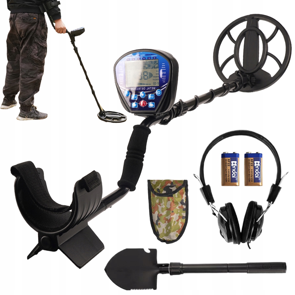 Detektor Kovů S 5 Režimy A LCD Displejem Pro Kovy A Zlato