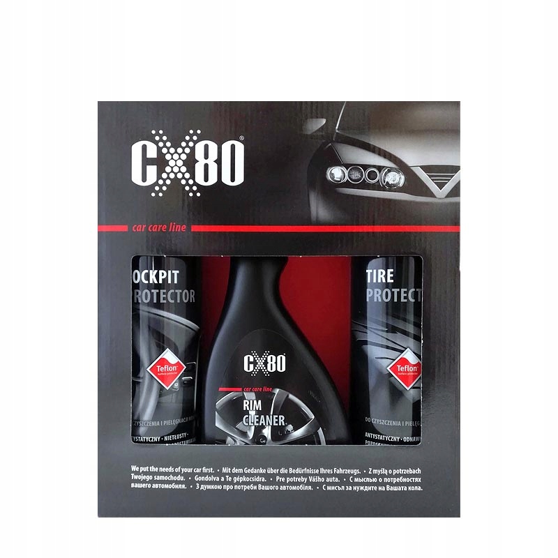 

CX80 Zestaw Kosmetyków Samochodowych 3X600