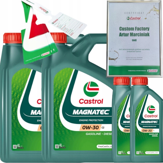 CASTROL MAGNATEC 0W30 C2 10L PSA B712312 + ZAWIESZKA