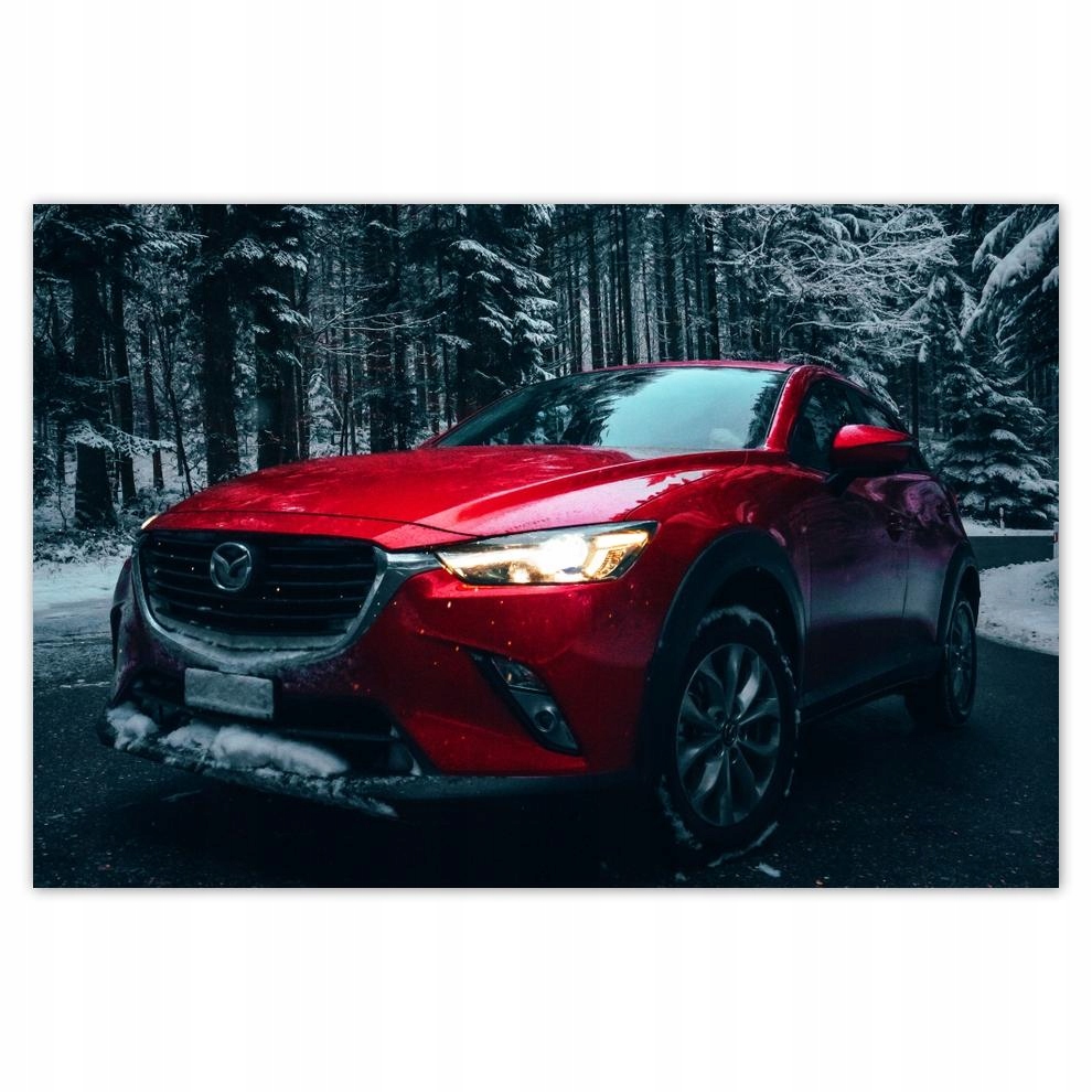 

Plakaty 60x40 Czerwona Mazda Samochód