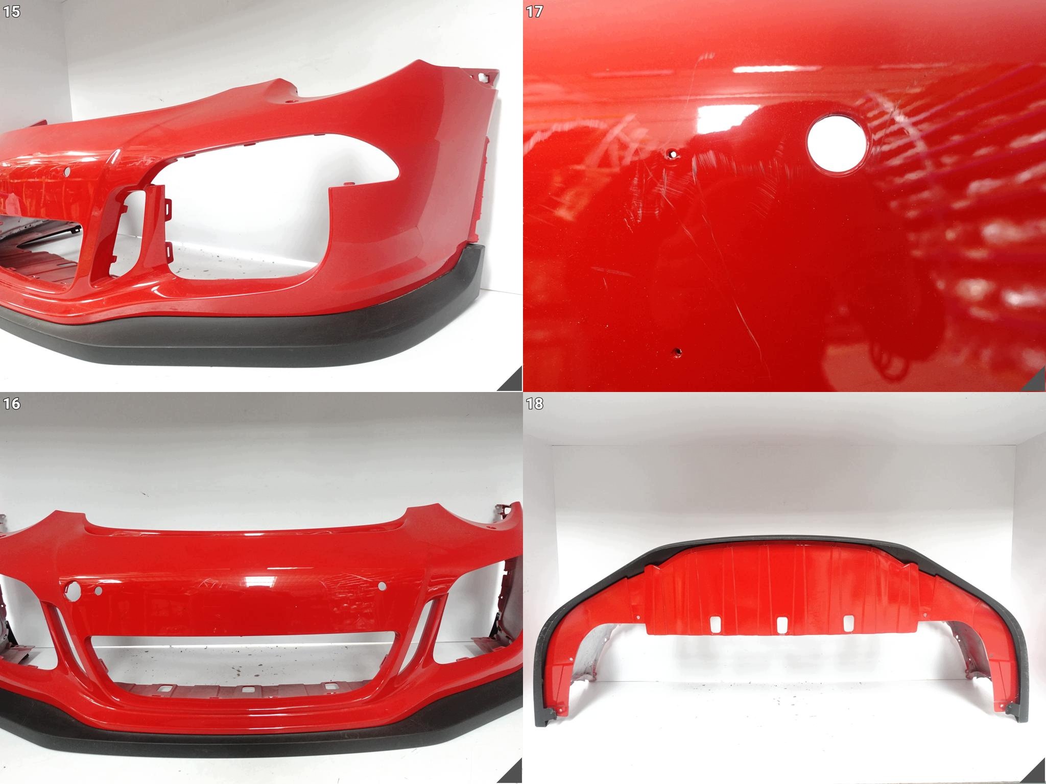 PORSCHE 911 991 GT3 MK1 13-17 bumper BUMPER SPOILER front (PDC/washers)