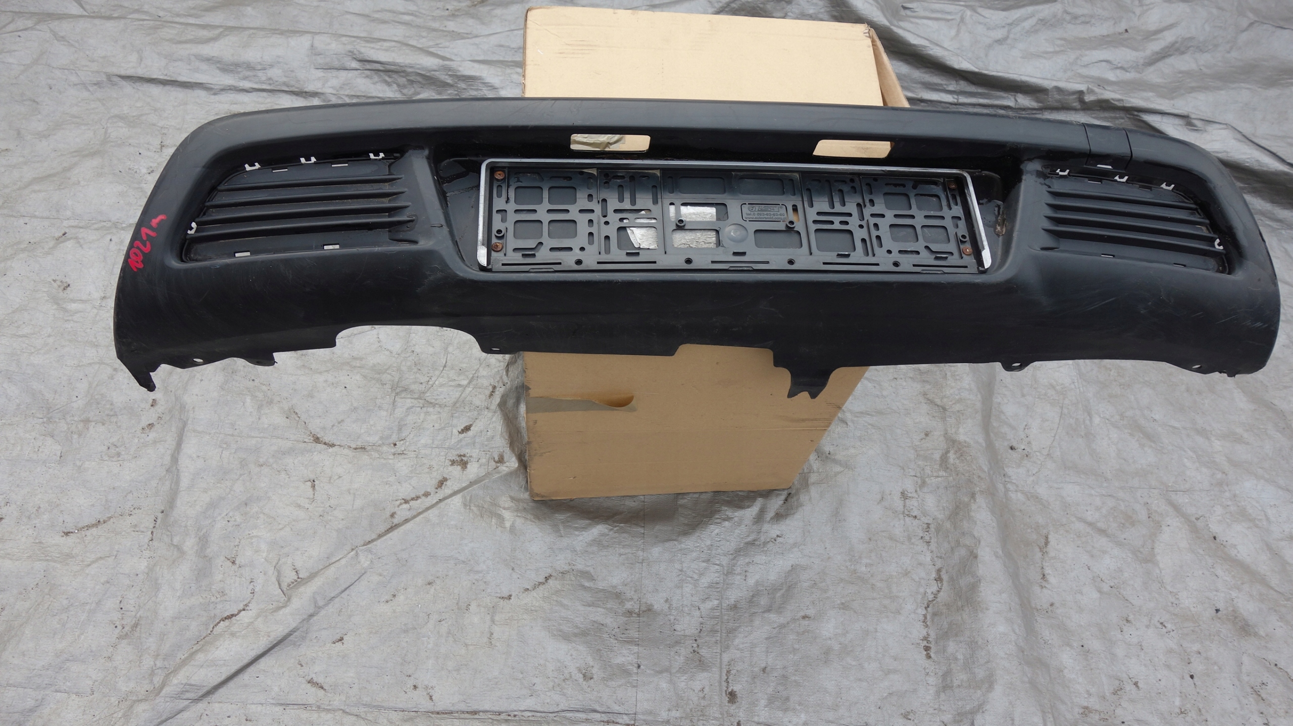 9680445677 mih8 - PEUGEOT 308 LIFT СПОЙЛЕР СПОЙЛЕР ЗАДНИЙ БАМПЕР