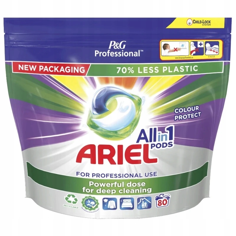 Levně Ariel All-in-1 Professional Kapsle na praní Barva 80 ks