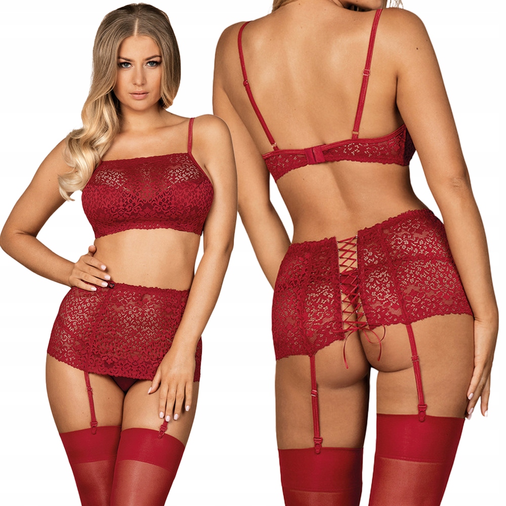 Sexy Spodní Prádlo Sada Obsessive Lividia S/m