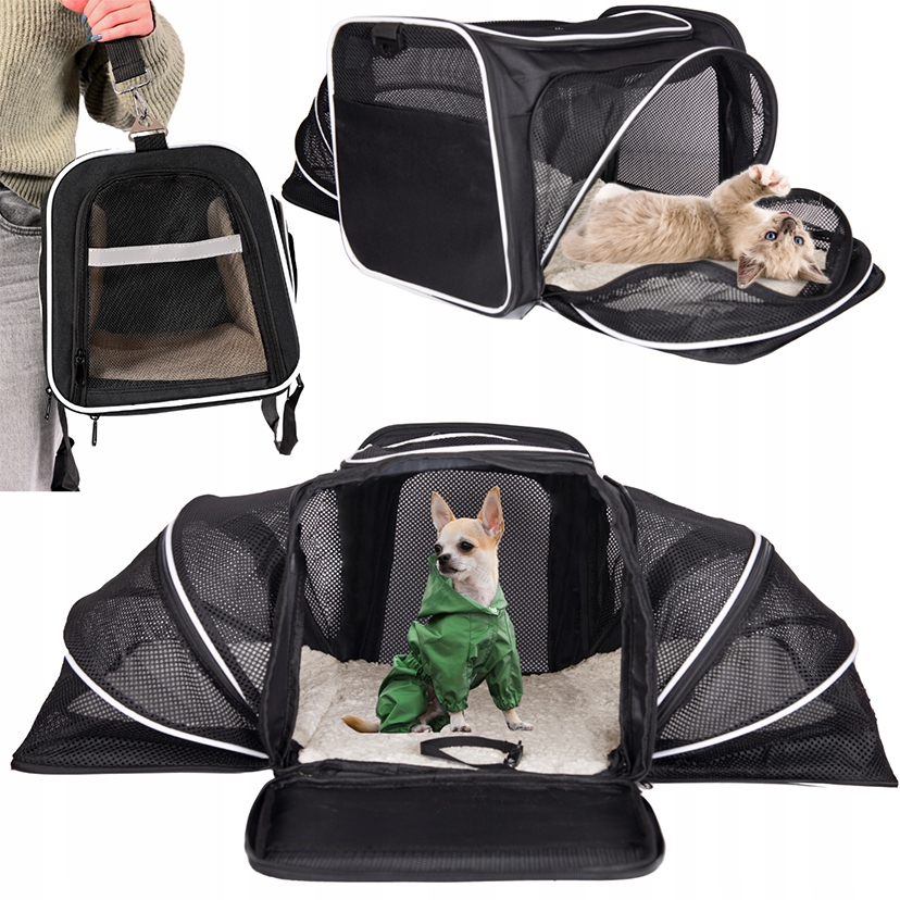 Levně Přepravka Přepravní Taška Pro Kočky Cestovního Psa S Vyztuženými Otvory 8 Kg