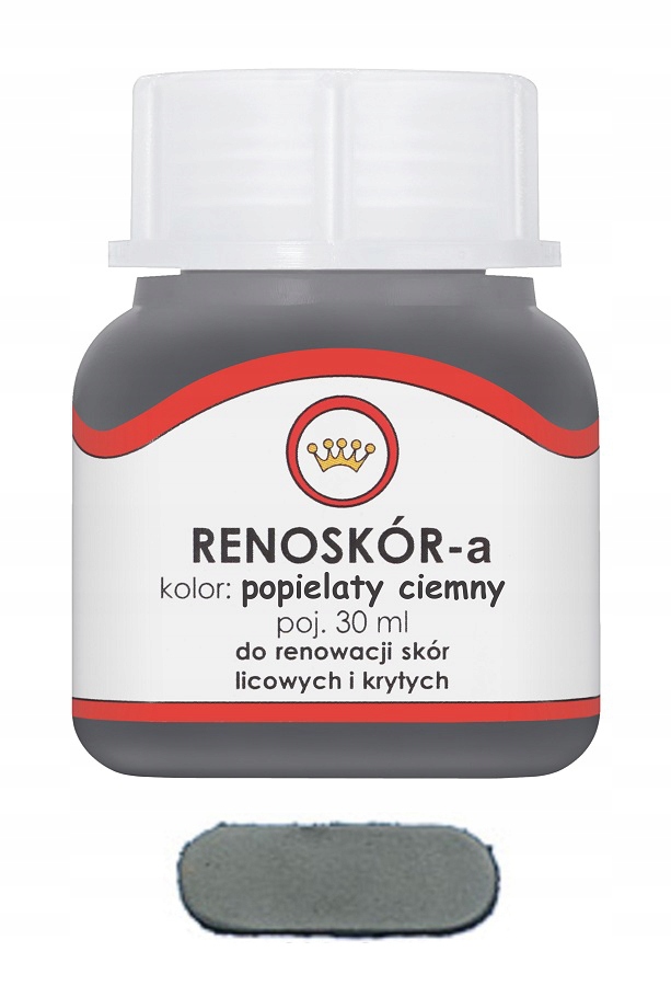 

Renoskór Farba Lakier Do Skóry Popielaty Ciemny 30