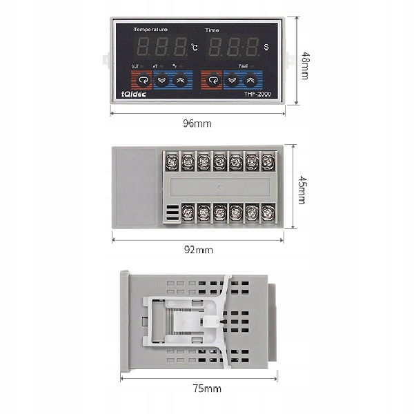REGULATOR TEMPERATURY Z TIMEREM + SONDA (THF-2000) Kod producenta THF-2000