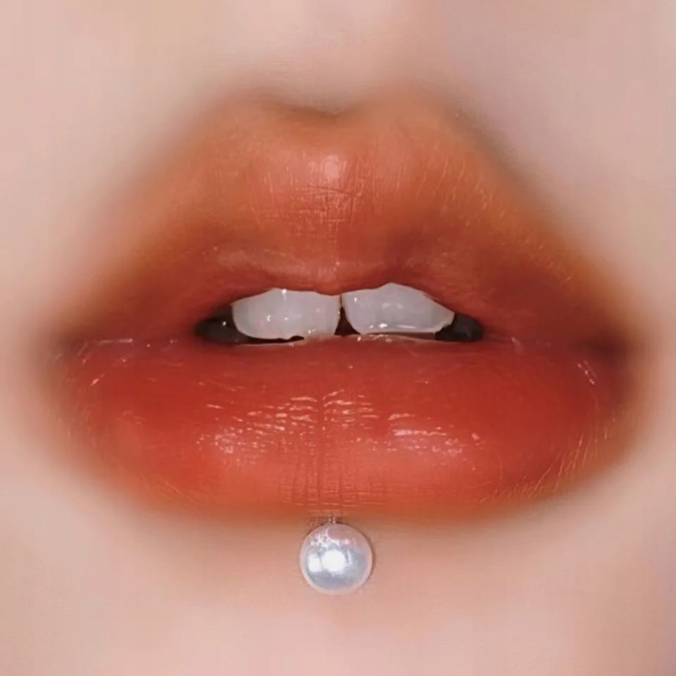 Piercing de acero inoxidable Labret para labio, 10 piezas, hecho a mano, Materiał srebro