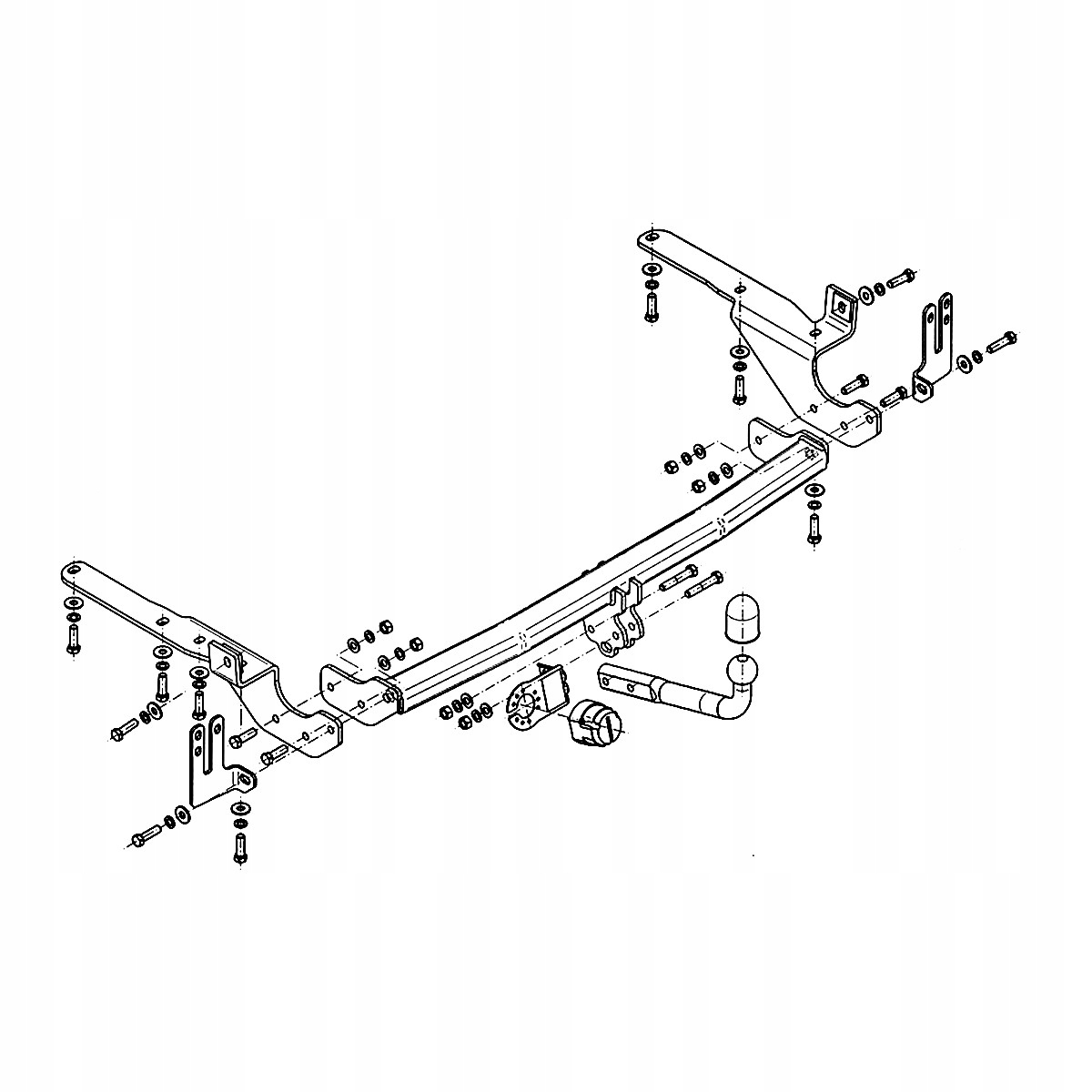 Hak holowniczy Toyota RAV4 3 III XA30 SUV 06-12 MODUŁ WIĄZKA 13 PIN GRATIS Producent Steinhof