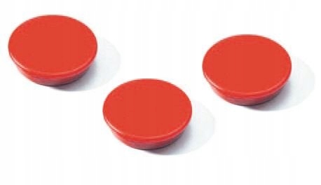 

Durable Magnesy Do Tablic na Lodówkę 32mm Czerwone