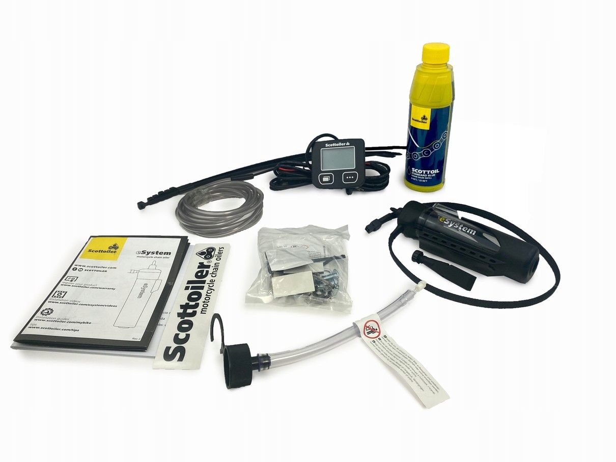 SCOTTOILER eSYSTEM OLEJARKA ELEKTRONICZNA v3.1 Stan opakowania oryginalne
