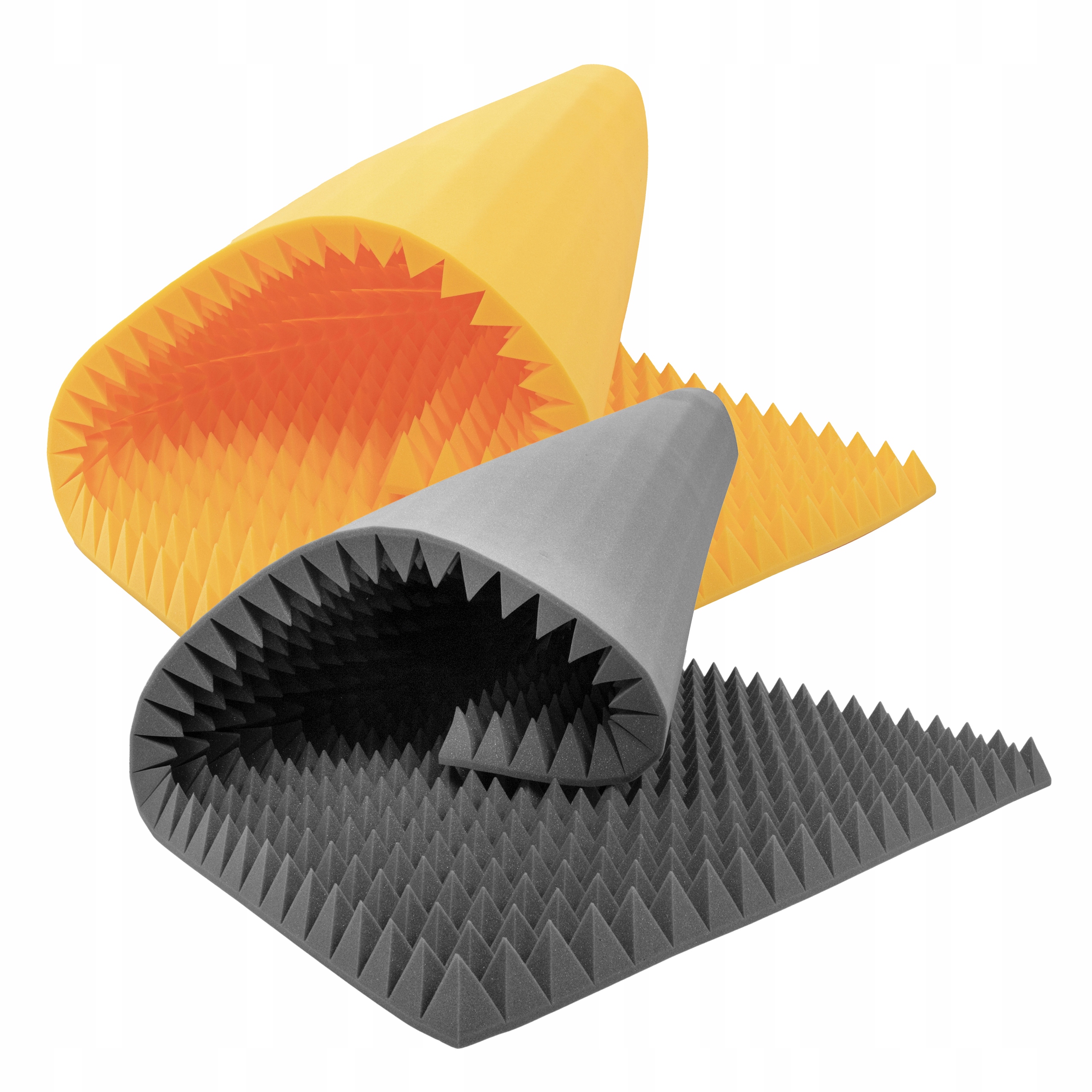 Akustické panely pyramídy 200x100x7 cm pre domáce kino v open space kancelárii