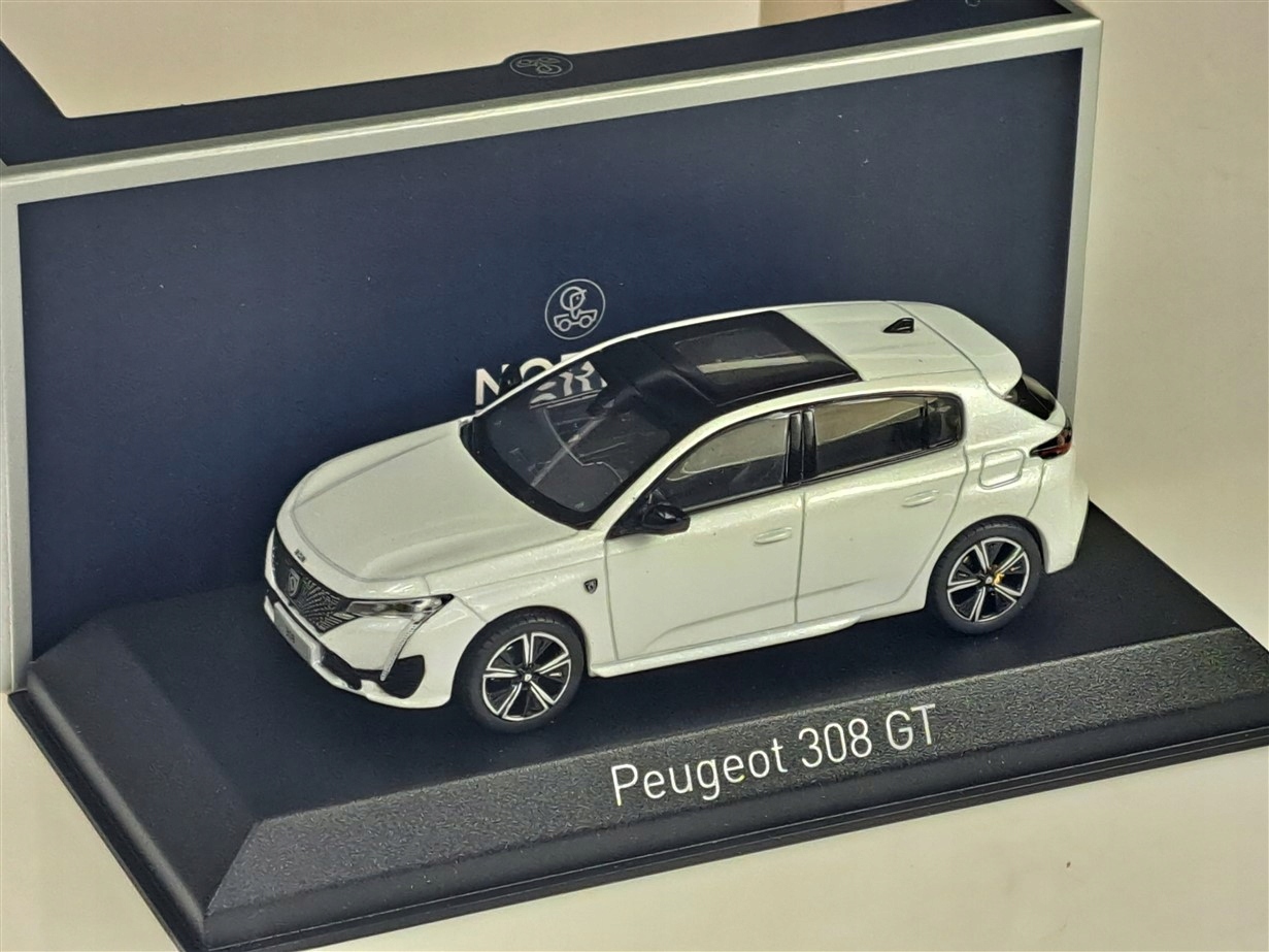 Norev Peugeot 308 Gt 2021 Pearl White 1:43