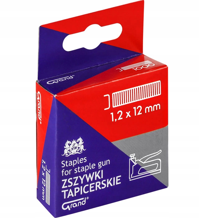 

Zszywki 12 / 12 mm do zszywacza takera 1000 szt