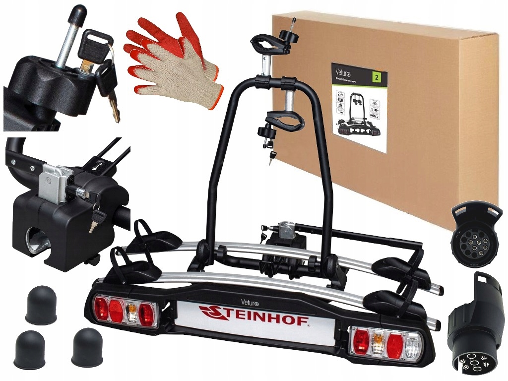 Bagażnik rowerowy na hak 2 rowery Steinhof VETURO 2 30 kg