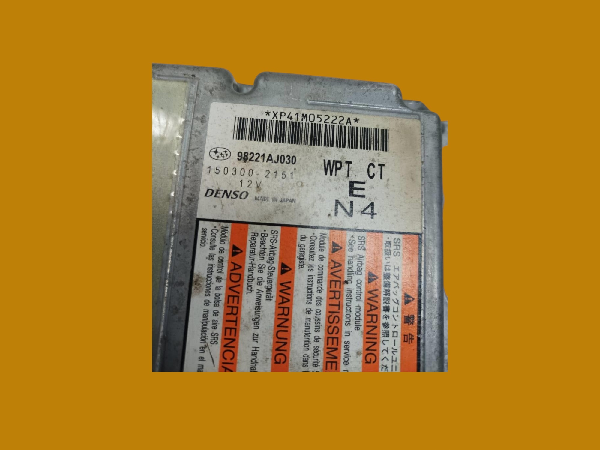 SENSOR airbag 98221AJ030 Subaru Legacy V (2009-2014)