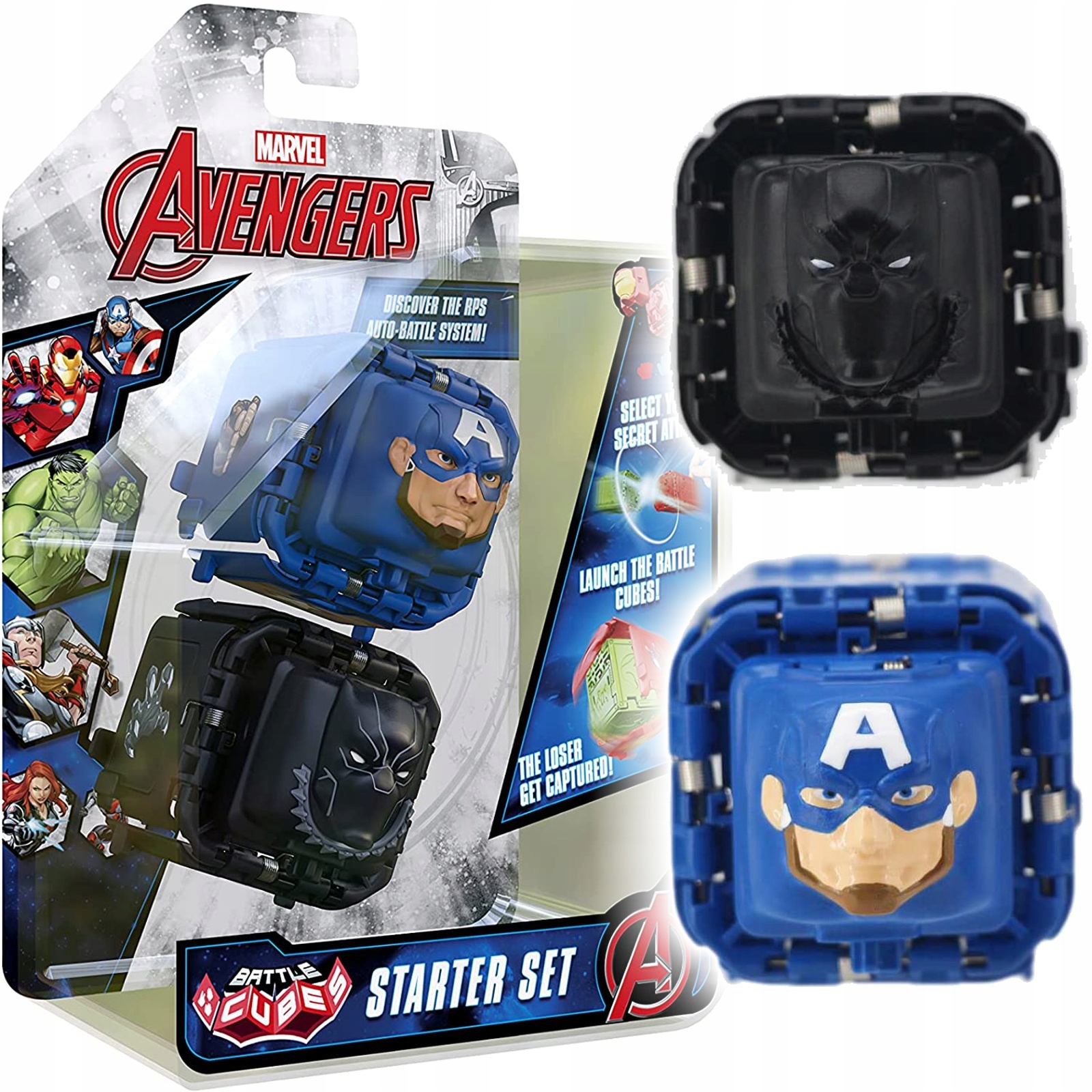 

Battle Cubes Avengers Kapitan Ameryka vs. Pantera