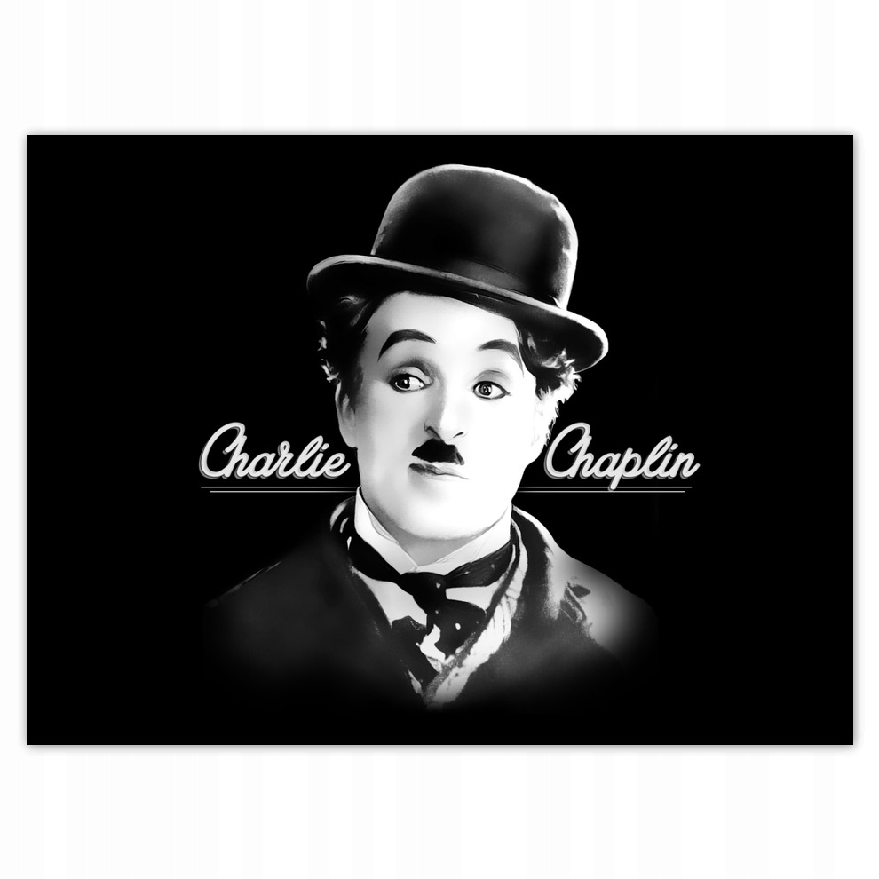 

Plakaty 135x100 Charlie Chaplin Kapelusz
