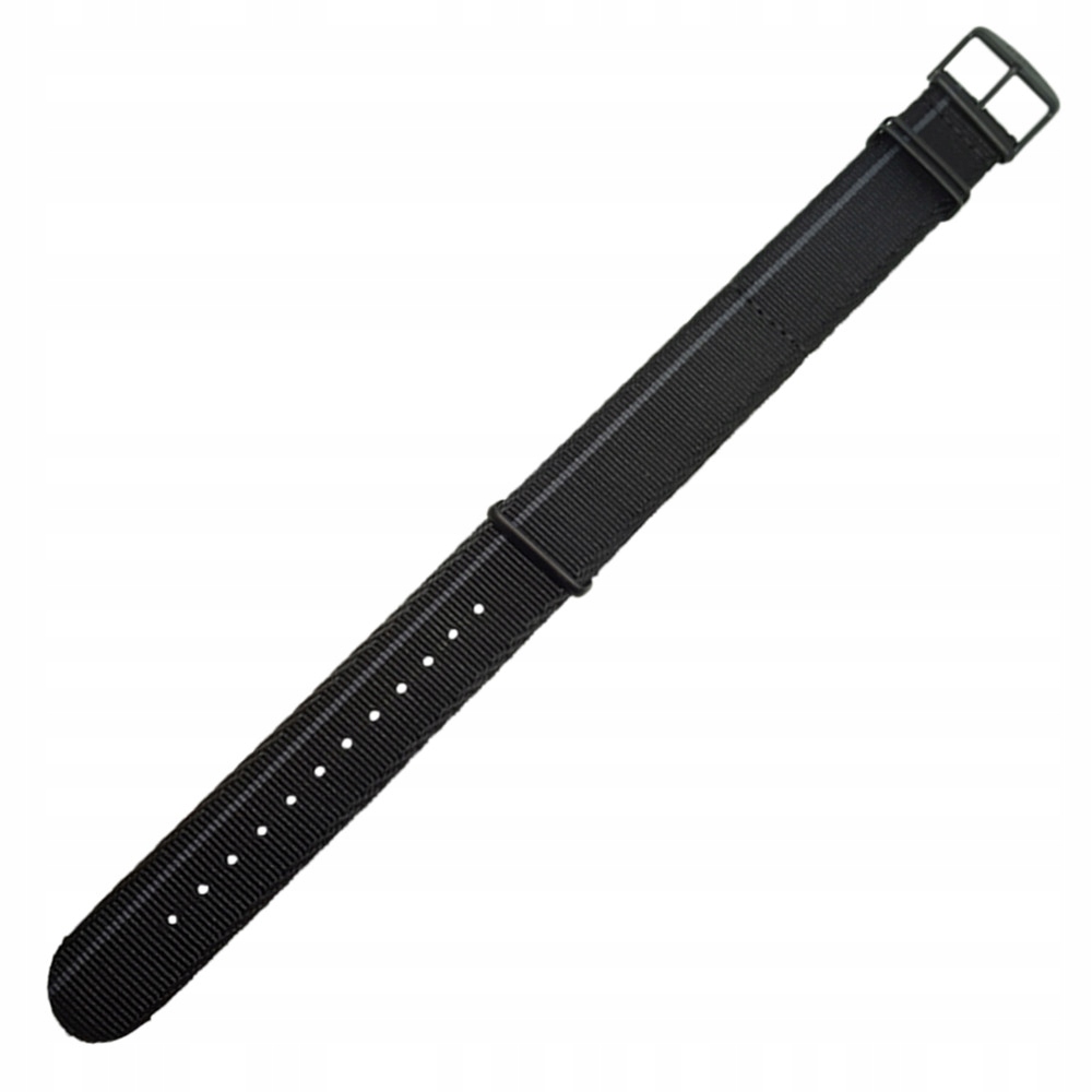 Pásek k hodinkám Traser TS-107805 černý, šedý 24 mm