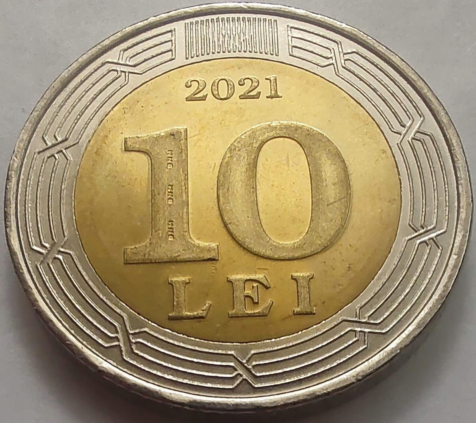 0274 - Mołdawia 10 lejów, 2021