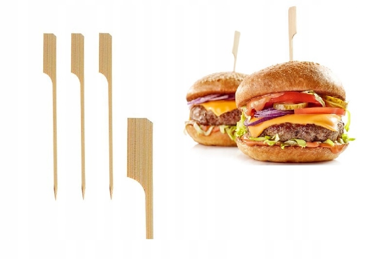 

Patyczki 15 cm Fingerfood Golf 100 szt do Burgerów
