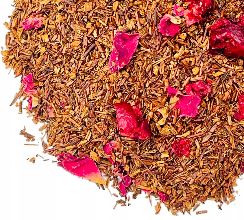 Zimowa Rooibos Cherry Herbata Wiśniowa Kremowa Śmietankowa Owocowa z Wiśnią Marka Leo Tea