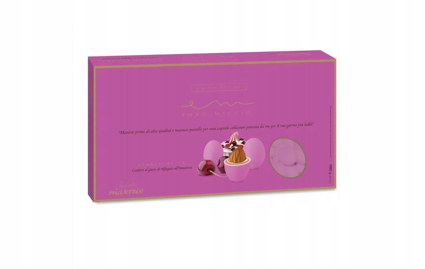 Konfetti Maxtris Enzo Miccio Nuance Malva Affogato Amarena 1kg Włoskie