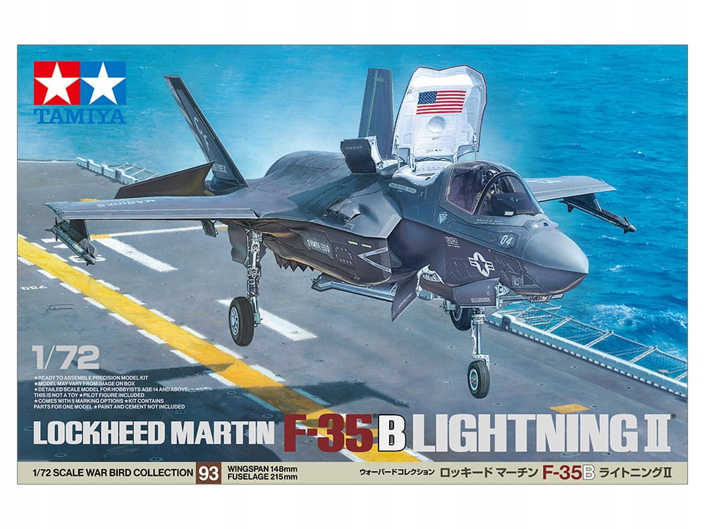 Lockheed Martin F-35B Lightning II 1:72 Tamiya 60793