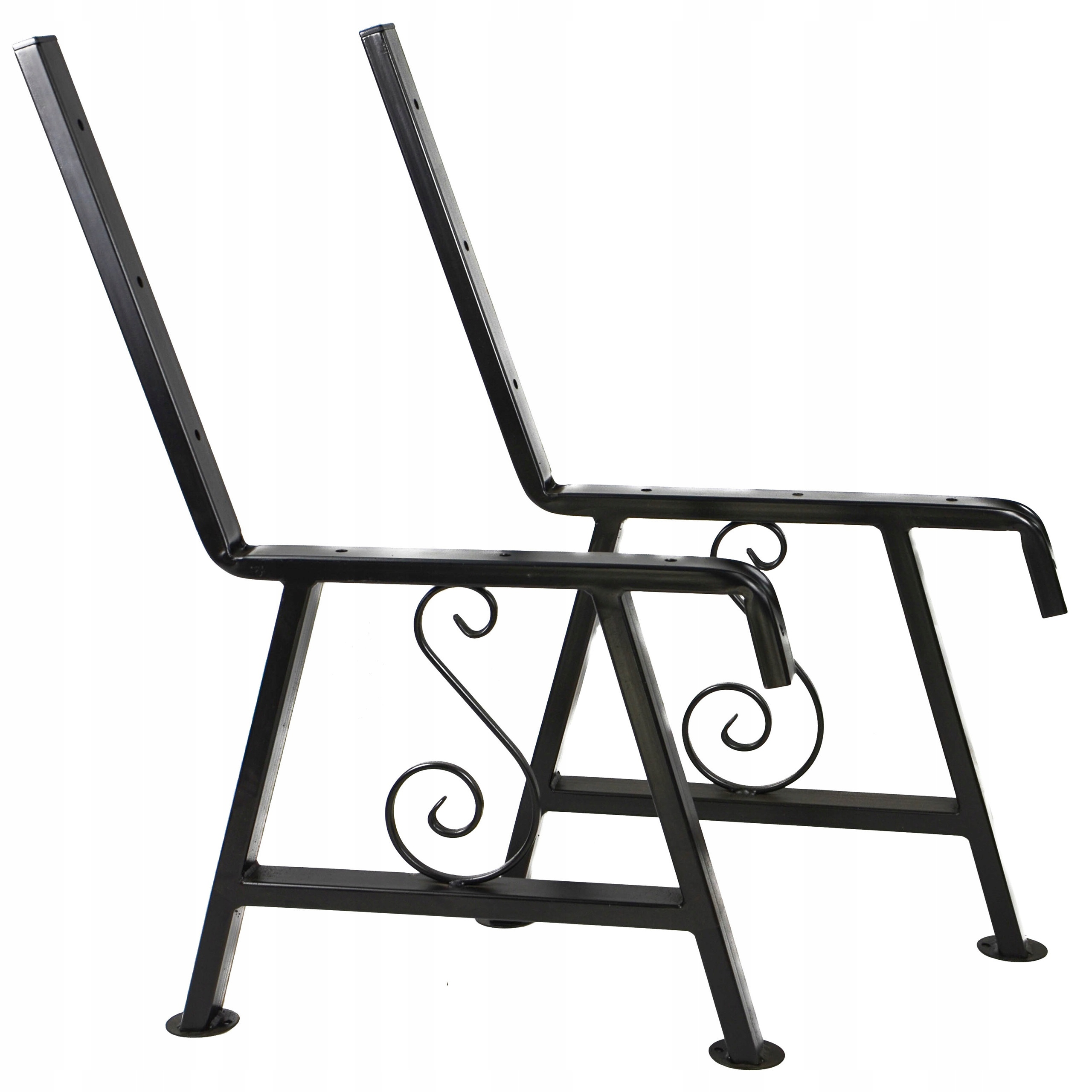 Nohy na lavičku a stôl Záhradné, oceľové, ozdobné