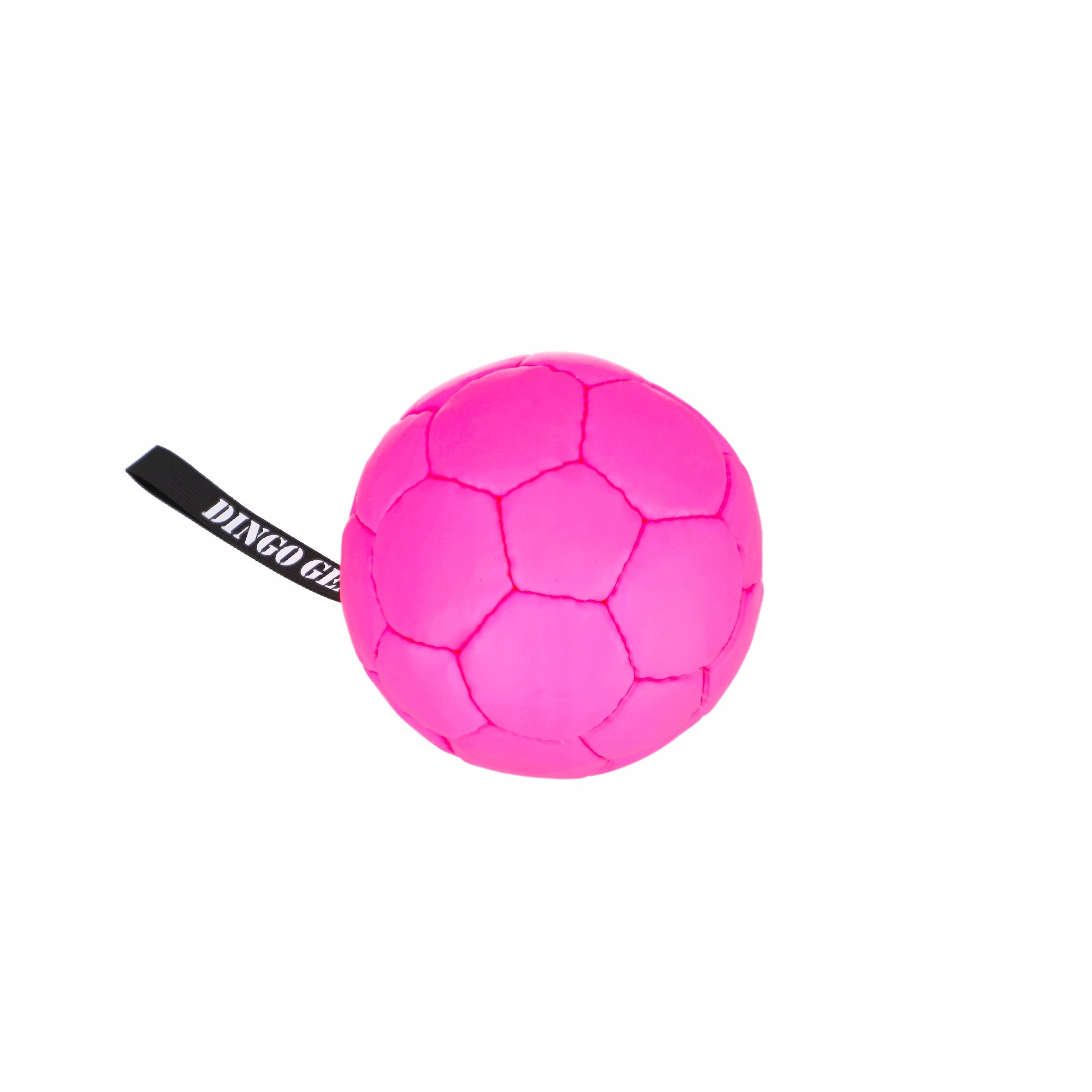 Levně Dingo Gear Míček s rukojetí, vyplněný, růžový, průměr 18 cm