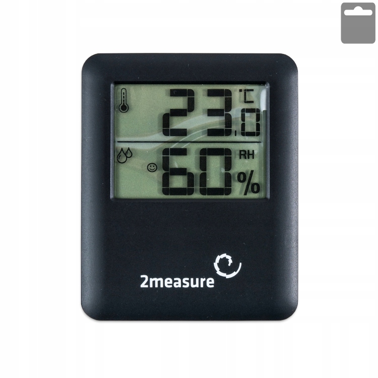 Termometr wewnętrzny z higrometrem 100 x 100 mm